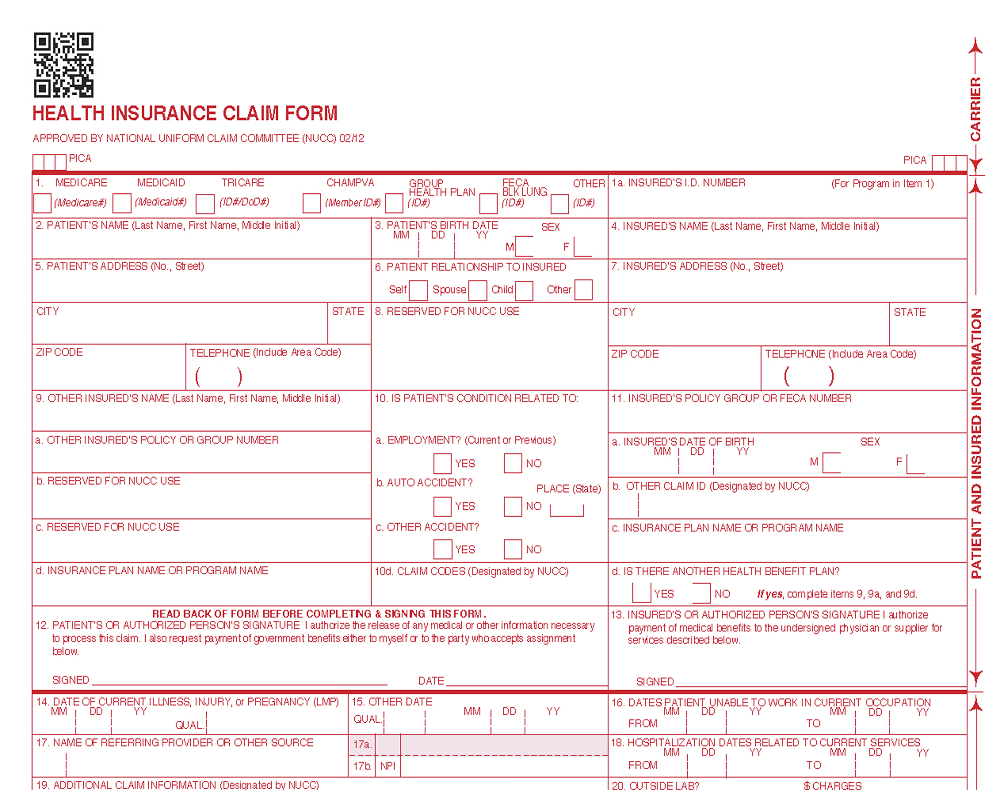 Form CMS-1500